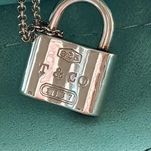 Silver Padlock Necklace
